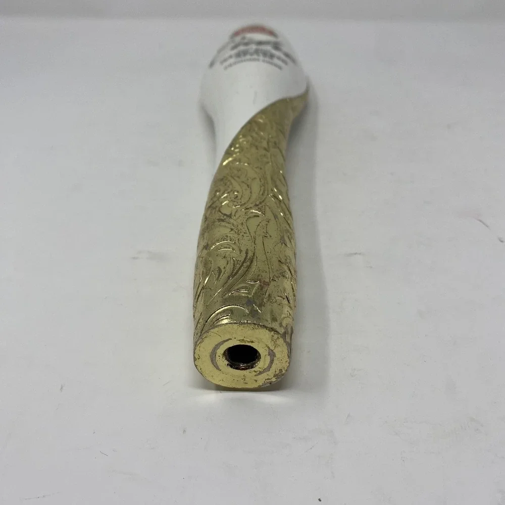 Stella Artois Cidre Beer Tap Handle Gold Filigree White Premium Cider Bar Decor